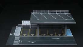diorama Accessoires - Parking lot G various - 1:64 - Black Box Diorama - MO923007 - MO923007 | Toms Modelautos