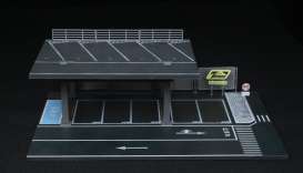 diorama Accessoires - Parking lot H various - 1:64 - Black Box Diorama - MO923008 - MO923008 | Toms Modelautos