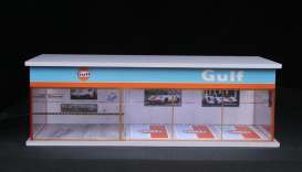 diorama Accessoires - Gulf show room  - 1:64 - Black Box Diorama - MO914510 - MO914510 | Toms Modelautos