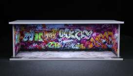 diorama Accessoires - Graffiti wall various - 1:64 - Black Box Diorama - MO914907 - MO914907 | Toms Modelautos