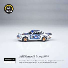 Porsche  - 911 3.0 1974 silver/blue/red - 1:64 - Para64 - 55794 - pa55794lhd | Toms Modelautos