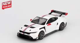 Ford  - Mustang 2025 white/red - 1:64 - Mini GT - 01097BL - MGT01097BL | Toms Modelautos