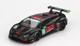 Lamborghini  - Huracan 2024 black/red - 1:64 - Mini GT - 01129BL - MGT01129BL | Toms Modelautos