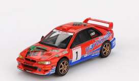 Subaru  - Impreza 1999 red/blue - 1:64 - Mini GT - 01140L - MGT01140L | Toms Modelautos