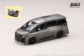 Toyota  - Vellfire Z Premier Hybrid (H40 Precious Metal - 1:64 - Hobby Japan - HJ642077CGM - HJ642077CGM | Toms Modelautos