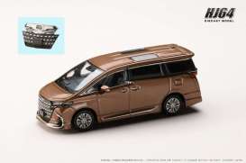Toyota  - Alphard Z (H40W) bronze - 1:64 - Hobby Japan - HJ642078CG - HJ642078CG | Toms Modelautos