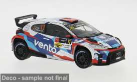 Toyota  - GR Yaris 2024 white/blue/red - 1:43 - IXO Models - ram960 - ixoram960 | Toms Modelautos