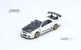 Nissan  - Top Secret R34 GT-R white - 1:64 - Inno Models - IN64-R34TS-WHI - IN64-R34TS-WHI | Toms Modelautos