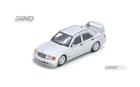 Mercedes Benz  - 190E silver - 1:64 - Inno Models - IN64-190E-SIL - IN64-190E-SIL | Toms Modelautos