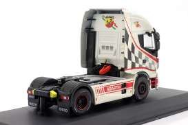 Iveco  - Stralis 2016 white/red - 1:43 - Hachette - G1470001 - G1470001 | Toms Modelautos
