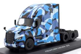 Freightliner  - Cascadia 2018 blue/camouflage - 1:43 - Hachette - G1470007 - G1470007 | Toms Modelautos
