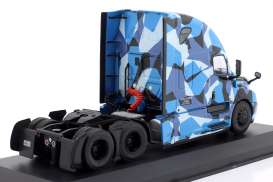 Freightliner  - Cascadia 2018 blue/camouflage - 1:43 - Hachette - G1470007 - G1470007 | Toms Modelautos