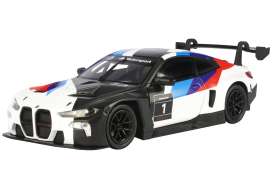 BMW  - M4 GT white/black/red - 1:24 - Motor Max - 73912 - mmax73912 | Toms Modelautos