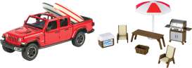 Jeep  - Gladiator Rubicon red - 1:24 - Motor Max - 79722 - mmax79722 | Toms Modelautos