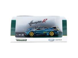 Pagani  - Huayra R turquoise carbon fiber  - 1:64 - Tarmac - T64G-TL035-TCF - TC-T64G-TL035-TCF | Toms Modelautos