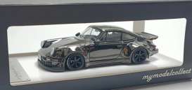 Porsche  - RWB 930 chrome gray - 1:64 - My Model Collect - MMC640007E - MMC640007E | Toms Modelautos