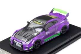 Nissan  - GT-R (R35) purple - 1:64 - My Model Collect - MMC640005B - MMC640005B | Toms Modelautos
