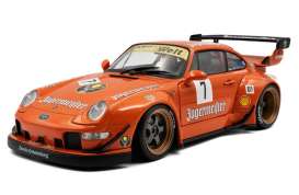 Porsche  - 911 orange - 1:18 - Solido - 1808506 - soli1808506 | Toms Modelautos