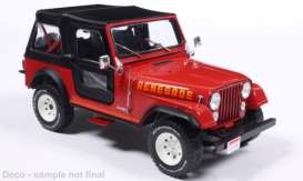 Jeep  - CJ-7 Renegade 1980 red - 1:24 - Whitebox - 124267 - WB124267 | Toms Modelautos