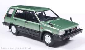 Toyota  - Tercel 1982 green - 1:24 - Whitebox - 124272-O - WB124272-O | Toms Modelautos