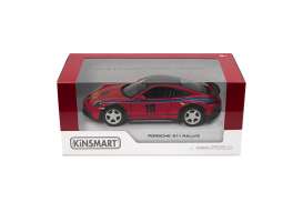Porsche  - 911 red - 1:36 - Kinsmart - 5467W - KT5467Wr | Toms Modelautos