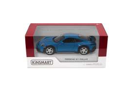 Porsche  - 911 blue - 1:36 - Kinsmart - 5467W - KT5467Wb | Toms Modelautos