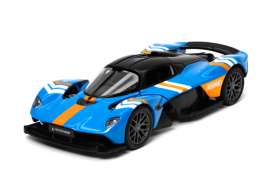 Aston Martin  - Valkyrie blue - 1:36 - Kinsmart - KT5470WF - KT5470WFb | Toms Modelautos