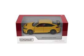 Honda  - CIvic Type R 2024 yellow - 1:36 - Kinsmart - KT5472W - KT5472Wy | Toms Modelautos