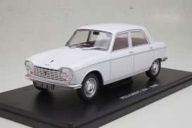 Peugeot  - 204 1968 white - 1:24 - Magazine Models - 24Peugeot204 - mag24Peugeot204 | Toms Modelautos