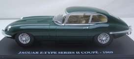 Jaguar  - E-Type Series II Coupe 1969 green - 1:24 - Magazine Models - 24Jaguar - mag24Jaguar | Toms Modelautos