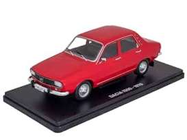 Dacia  - 1300 1970 red - 1:24 - Magazine Models - 24Dacia - mag24Dacia | Toms Modelautos