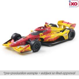 Dallara  - 2025 yellow/red - 1:64 - IXO America - IND64033 - IND64033 | Toms Modelautos