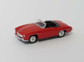 Mercedes Benz  - 190 SL red - 1:60 - Welly - 190SL - welly190SL | Toms Modelautos