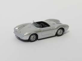 Porsche  - 550 Spyder silver - 1:60 - Welly - Spyder - wellySpyder | Toms Modelautos