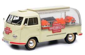 Volkswagen  - T1 cream/red - 1:18 - Schuco - 00184 - schuco00184 | Toms Modelautos