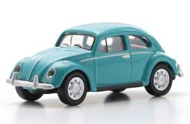 Volkswagen  - Kever turquoise - 1:87 - Schuco - S87U00033 - schucoS87U00033 | Toms Modelautos