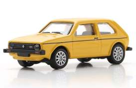 Volkswagen  - Golf I yellow - 1:87 - Schuco - S87U00034 - schucoS87U00034 | Toms Modelautos
