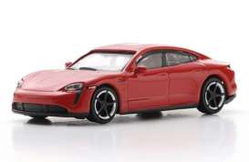 Porsche  - Taycan Turbo S red - 1:87 - Schuco - S87U00066 - schucoS87U00066 | Toms Modelautos