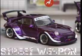 Porsche  - RWB 993 purple - 1:64 - Street Weapon - STW176 - STW176 | Toms Modelautos