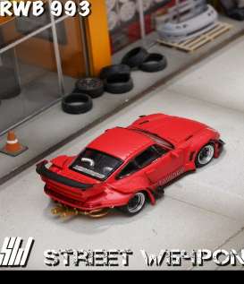 Porsche  - 993 red - 1:64 - Street Weapon - STW197 - STW197 | Toms Modelautos