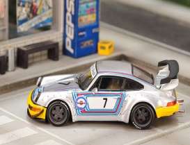 Porsche  - RWB 964 silver/blue/red - 1:64 - Street Weapon - STW211 - STW211 | Toms Modelautos