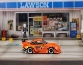 Porsche  - RWB 993 orange - 1:64 - Street Weapon - STW214 - STW214 | Toms Modelautos