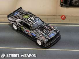 Ford  - Mustang black/green - 1:64 - Street Weapon - STW217 - STW217 | Toms Modelautos