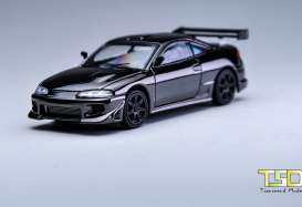 Mitsubishi  - Eclipse gray chrome - 1:64 - Transcend Model - TSD222 - TSD222 | Toms Modelautos