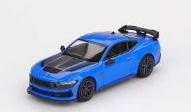 Ford  - Mustang 2024 blue - 1:64 - Mini GT - 01141BL - MGT01141BL | Toms Modelautos