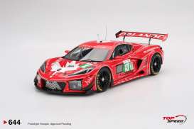 Chevrolet  - Corvette GT3 2025 red - 1:18 - Top Speed - TS0644 - TS0644 | Toms Modelautos