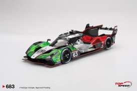 Lamborghini  - SC63 2025 green/silver/red - 1:18 - Top Speed - TS0683 - TS0683 | Toms Modelautos