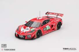 Chevrolet  - Corvette GT3 2025 red - 1:43 - TrueScale - TSM430866 - TSM430866 | Toms Modelautos