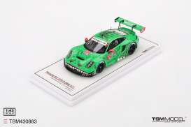 Porsche  - 911 2025 green - 1:43 - TrueScale - TSM430883 - TSM430883 | Toms Modelautos