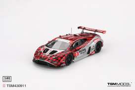 Lamborghini  - Huracan 2025 red/silver - 1:43 - TrueScale - TSM430911 - TSM430911 | Toms Modelautos